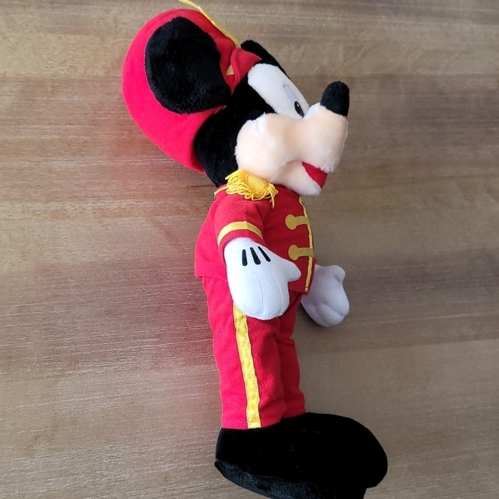 Disney Mickey Mouse Marching Band Plush 16" Red Uniform Stuffed Doll - Picture 3 of 8